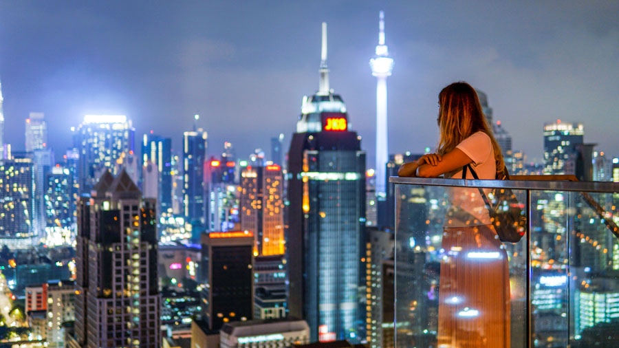 Kuala Lumpur - Petronas Towers - View from Regalia Residence